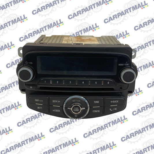 2013-2015 CHEVY SONIC DASH STEREO RADIO CONTROL CD PLAYER AM/FM 95179057 OEM