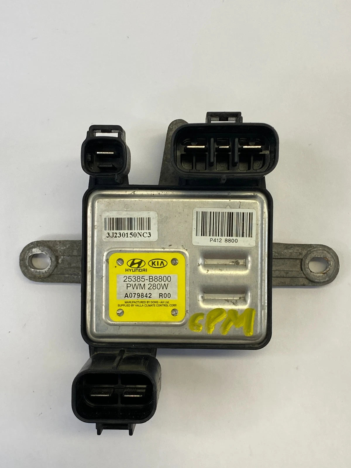 2014 2015 KIA SORENTO ENGINE COOLING FAN RESISTOR CONTROL MODULE 25385-B8800 OEM