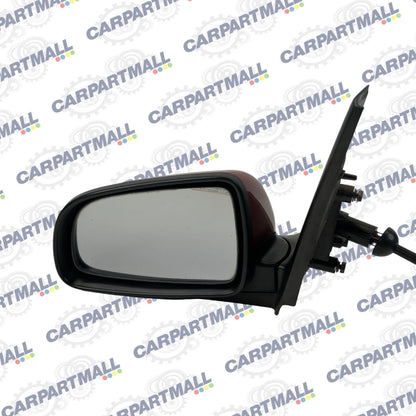 2007-2011 CHEVROLET AVEO SEDAN LEFT DRIVER SIDE VIEW MANUAL DOOR MIRROR RED OEM