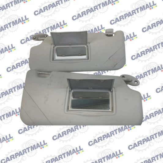 2012-2015 FORD FOCUS FRONT RIGHT & LEFT SIDE SUN VISOR W/ MIRROR SET PAIR OEM