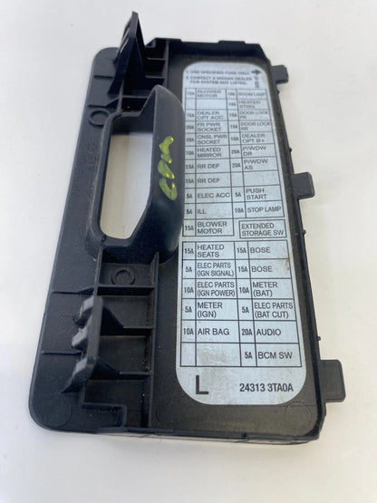 2013-2015 NISSAN ALTIMA DASH FUSE BOX DOOR LID ACCESS COVER TRIM 24313-3TA0A