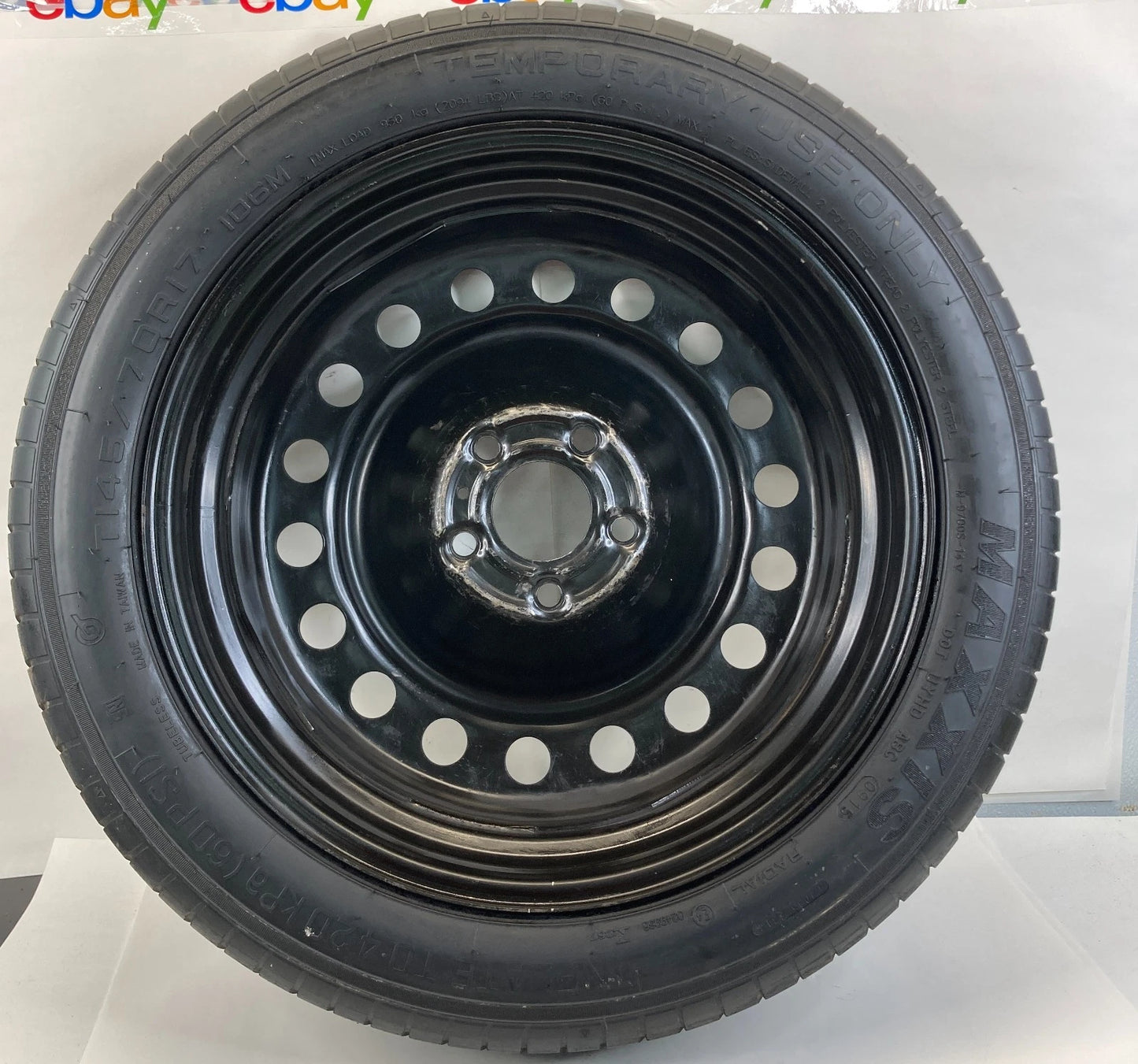 2015-2017 CHRYSLER 200 EMERGENCY SPARE TIRE WHEEL COMPACT DONUT T145/70R17 106M