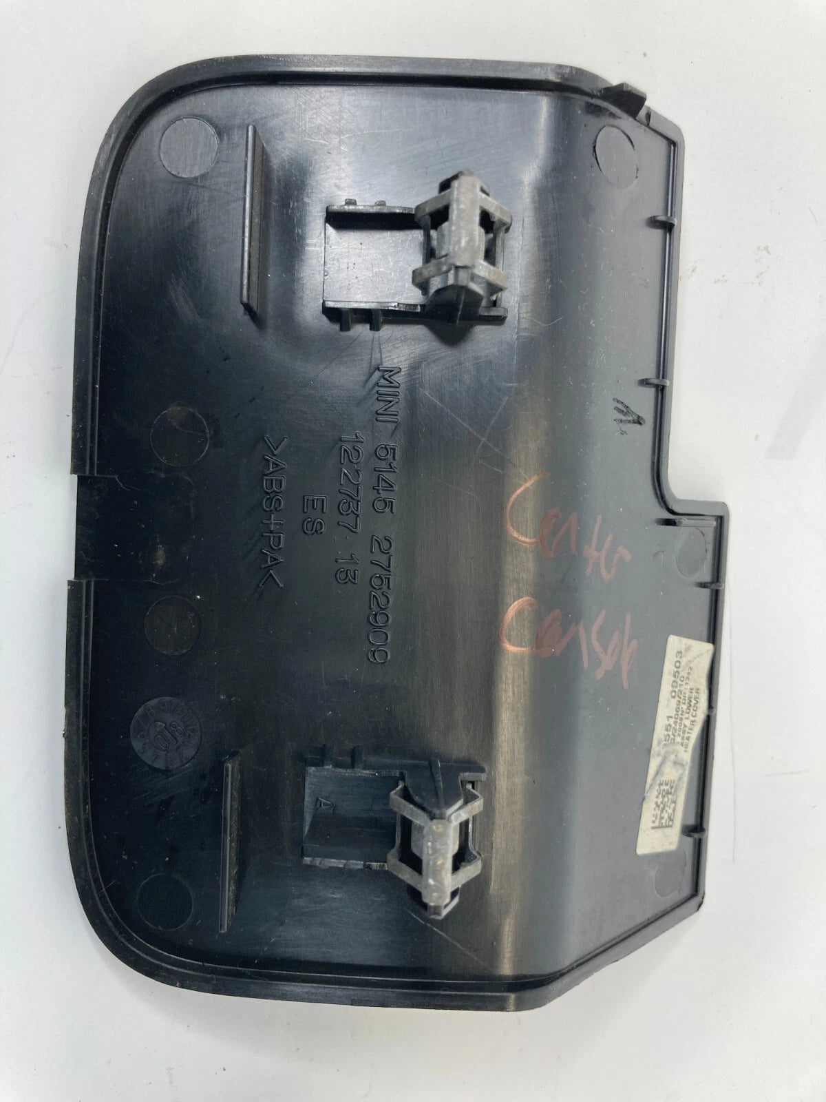 2007-2015 MINI COOPER LOWER DASH HEATER PANEL COVER TRIM BEZEL 5145-2752909 OEM