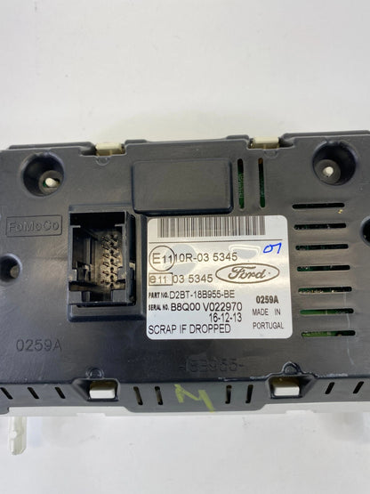 2014-2017 FORD FIESTA RADIO INFORMATION DISPLAY SCREEN UNIT D2BT-18B955-BE OEM