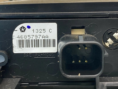 01-07 CHRYSLER TOWN & COUNTRY REAR ROOF AC HEATER CLIMATE CONTROL 4685797AA