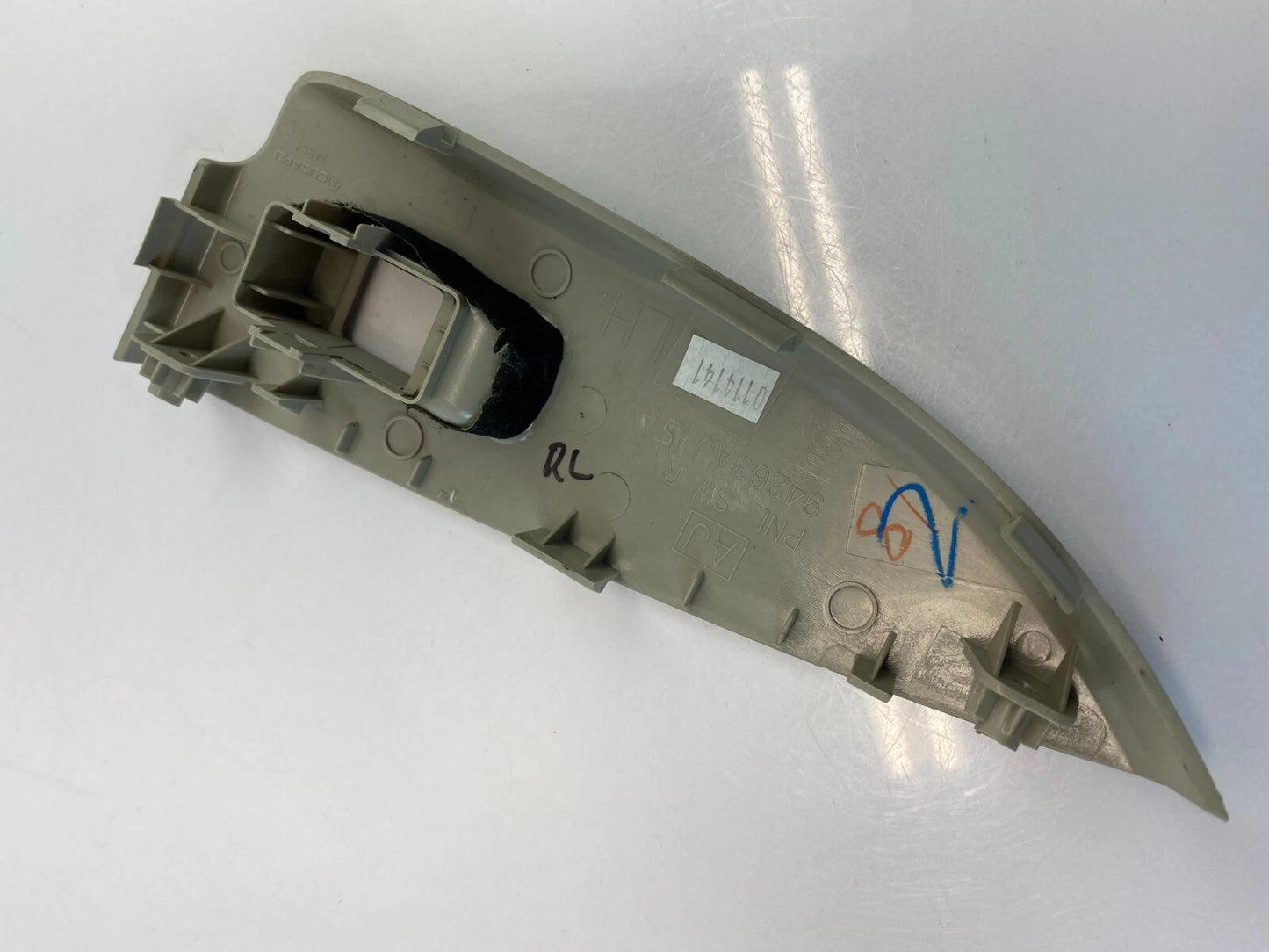 2010-2014 SUBARU LEGACY REAR LEFT SIDE WINDOW SWITCH PANEL BEZEL 94263AJ15A OEM