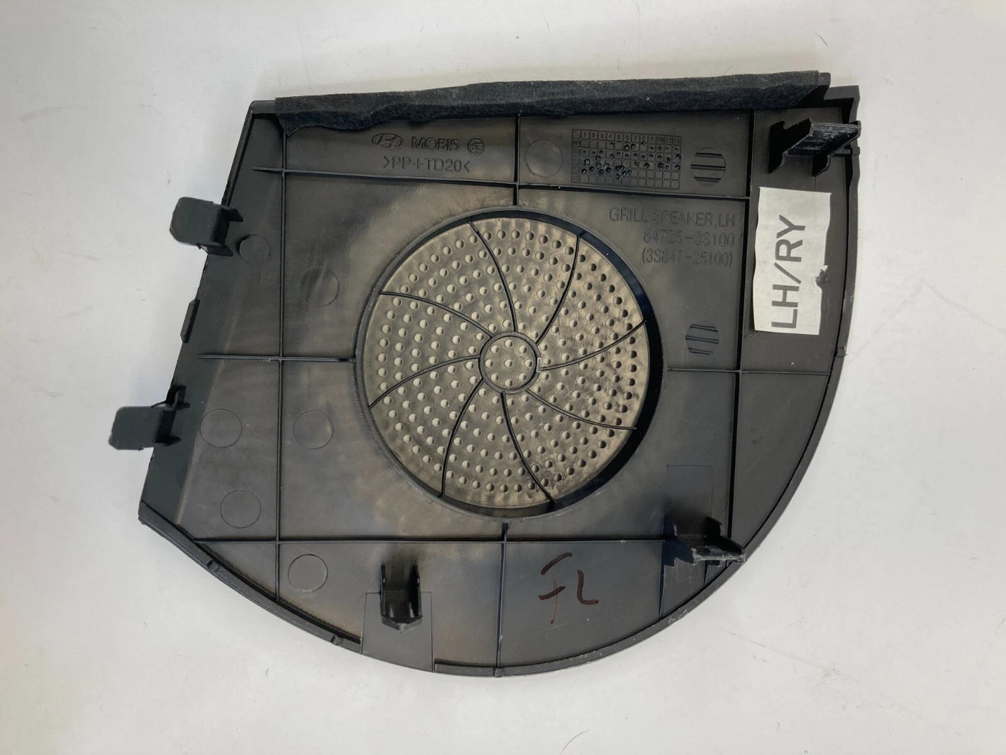 2011-2014 HYUNDAI SONATA DASH LH DRIVER SPEAKER GRILLE COVER TRIM 847253S100 OEM