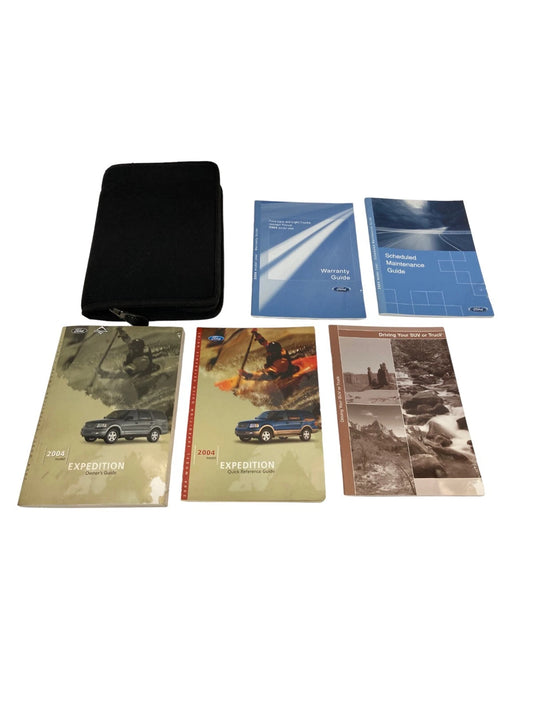 2004 FORD EXPEDITION OWNERS MANUAL REFERENCE GUIDE WARRANTY INFORMATION W/ CASE