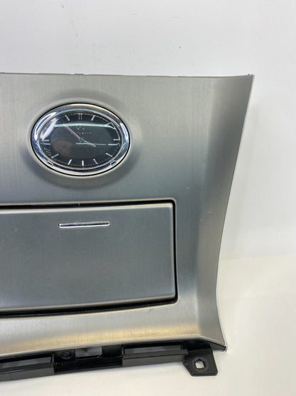 2007 2008 Infiniti FX35 Center Console Clock Storage Bezel Trim 68460-CL70A OEM