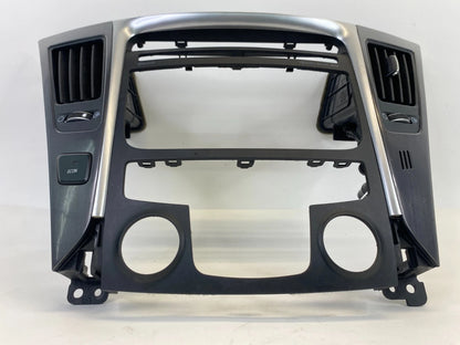 2012-2015 HYUNDAI SONATA BEZEL DASH RADIO PANEL CLIMATE CONTROL W/ AIR VENT OEM