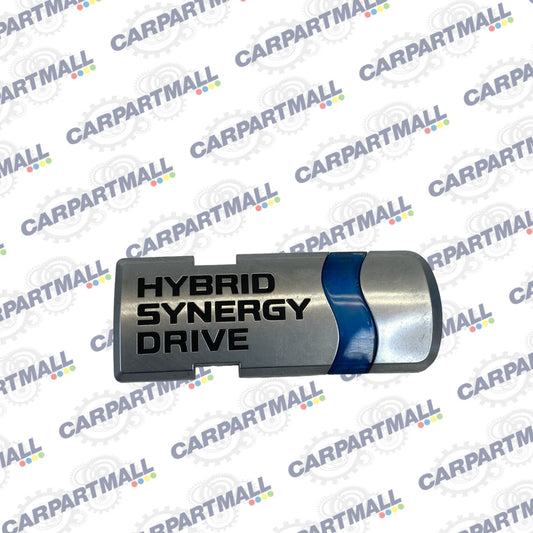 10-15 TOYOTA PRIUS REAR HATCH HYBRID SYNERGY DRIVE EMBLEM LOGO BADGE 75441-47030