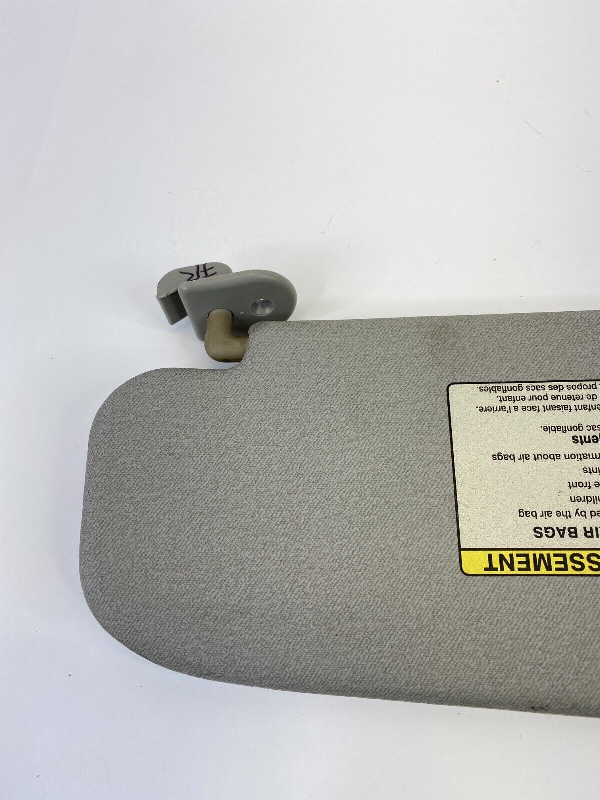 2007-2011 Chevrolet Aveo5 Front Right Passenger Side Sunvisor Sun Visor w/ Clip