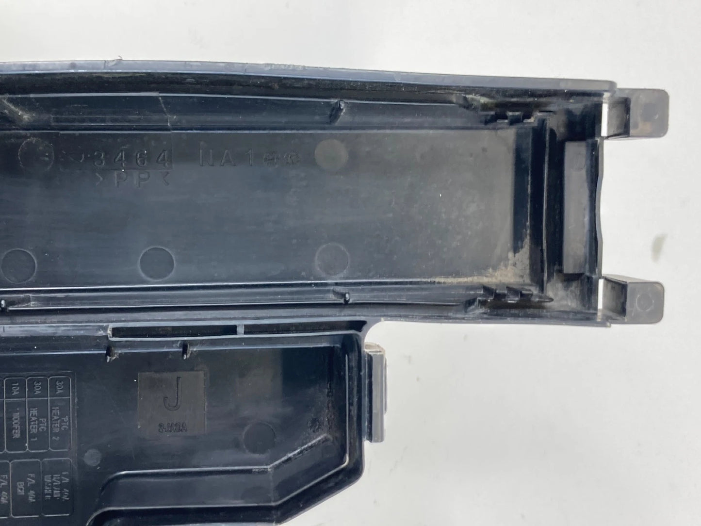 2013 13 INFINITI JX35 3.5L 24V AWD ENGINE FUSE RELAY BOX FUSEBOX COVER LID TOP