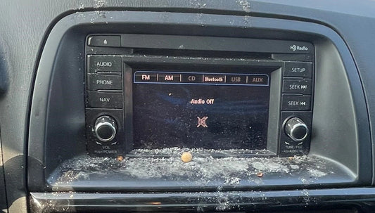 13-15 MAZDA CX-5 NAVIGATION AM FM RADIO RECEIVER CD PLAYER SCREEN KE4066DV0A OEM