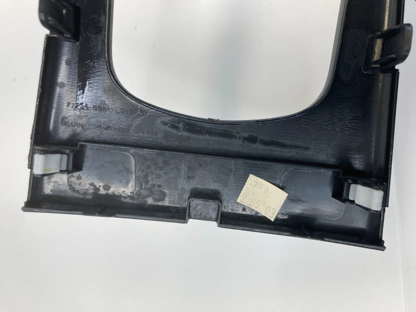 2001-2005 HONDA CIVIC CENTER CONSOLE A/T SHIFT SHIFTER TRIM BEZEL 77295-S5AY OEM