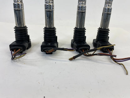 2001-2005 VOLKSWAGEN BEETLE 1.8L AT ENGINE IGNITION COILS SET 4 PIECES OEM
