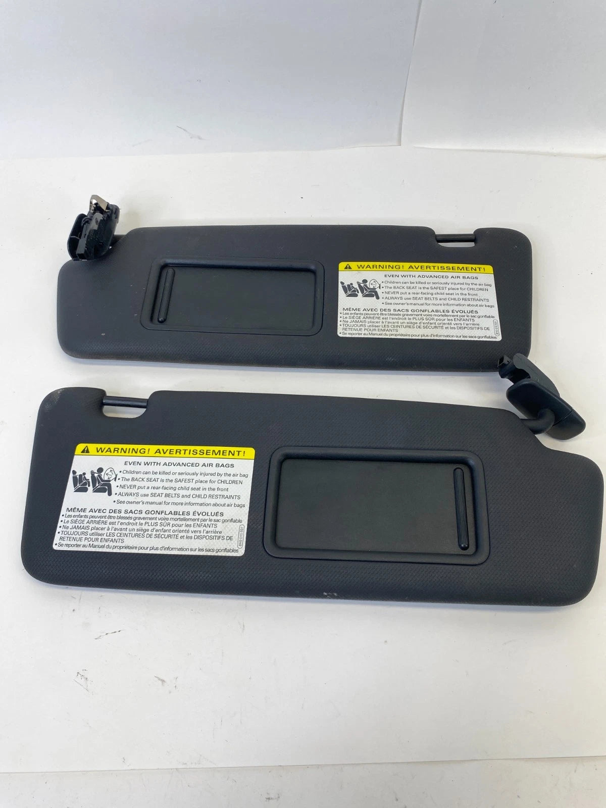 2008-2011 AUDI A5 QUATTRO LEFT & RIGHT SUNVISOR SET W/MIRROR OEM FACTORY
