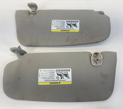 2010-2012 DODGE CALIBER SUNVISOR SUN VISOR SHADE LEFT & RIGHT SET PAIR W/ MIRROR