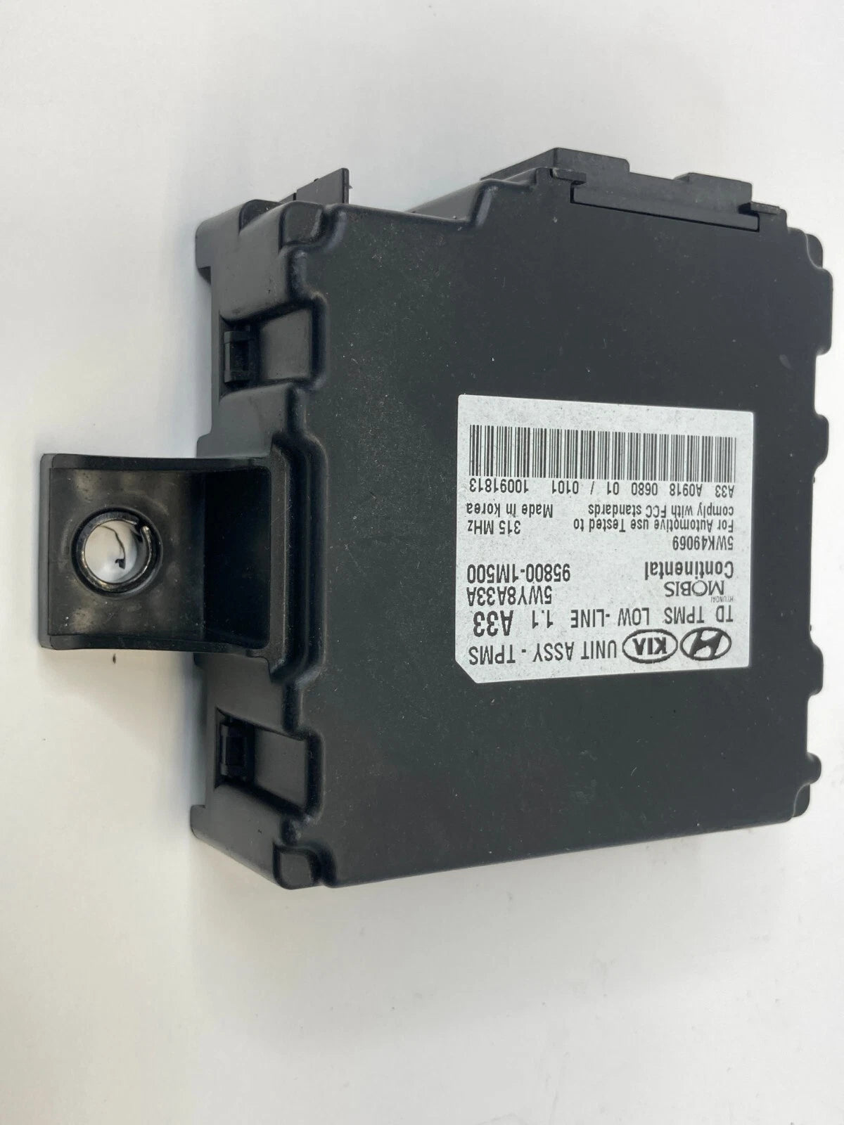2010-2013 KIA FORTE AT TPMS TIRE PRESSURE CONTROL MODULE UNIT 95800-1M500 OEM