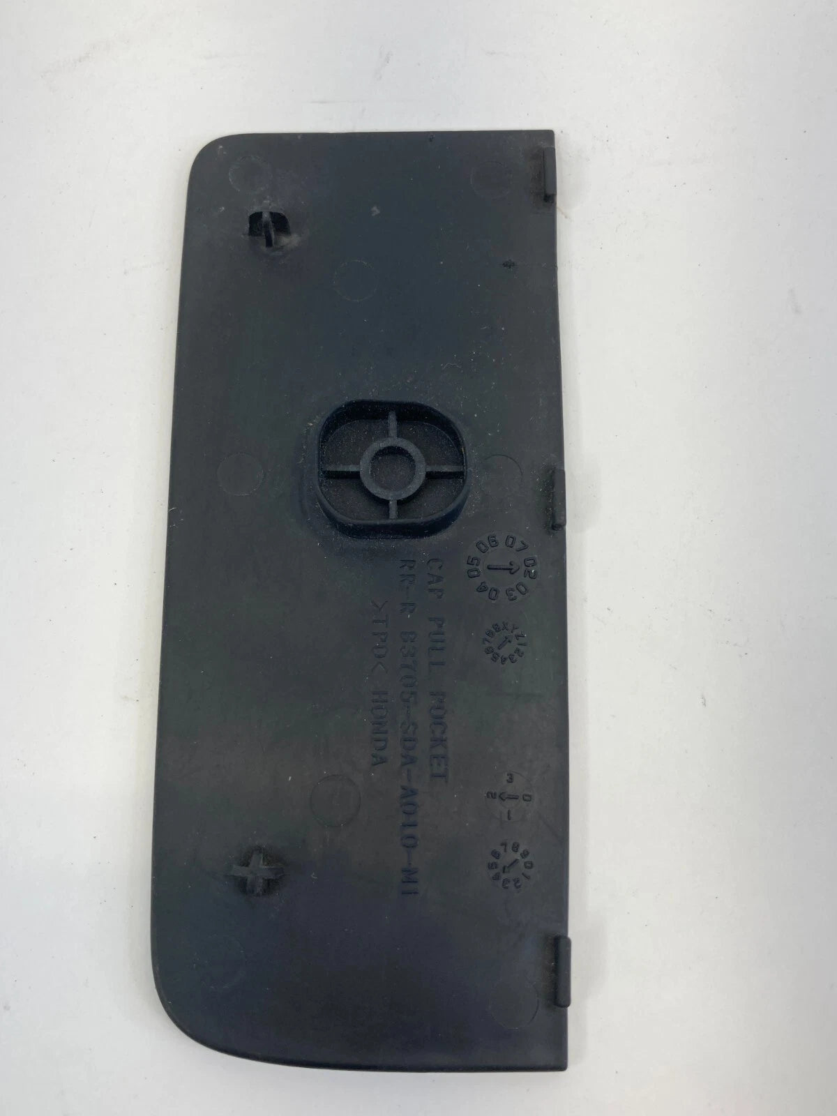03-07 HONDA ACCORD REAR RIGHT DOOR POCKET INSERT RUBBER MAT 83705-SDA-A010-M1