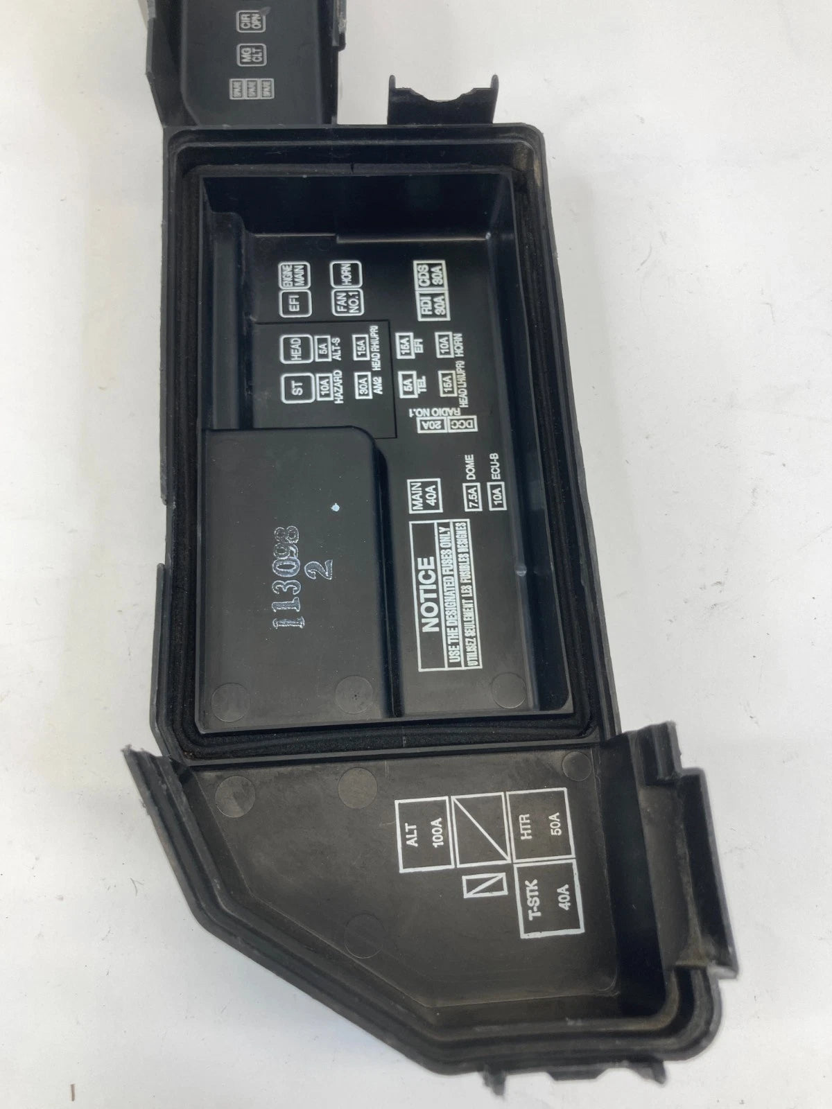 1999 99 TOYOTA CAMRY 2.2L ENGINE FUSE BOX RELAY COVER LID CAP OEM