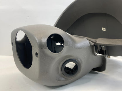 12-17 Hyundai Accent Speedometer Cluster Dash Bezel w/ Steering Column Cover OEM