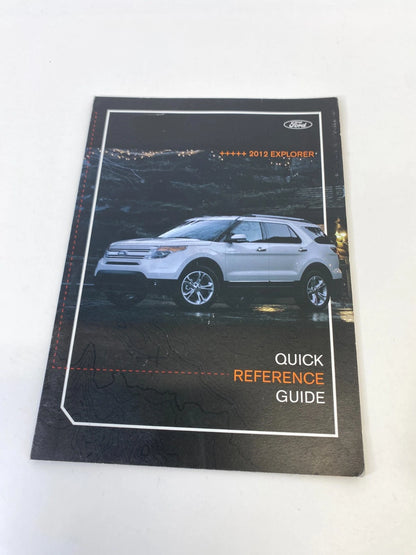 2012 12 FORD EXPLORER OWNERS MANUAL & CASE GUIDE BOOK SET OEM