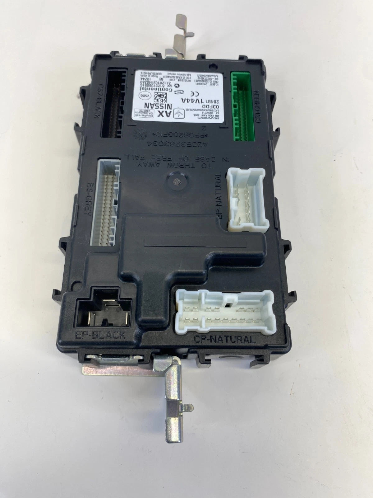 2010 2011 NISSAN MURANO 3.5L BODY CONTROL MODULE UNIT BCM BCU 284B1-1V44A OEM