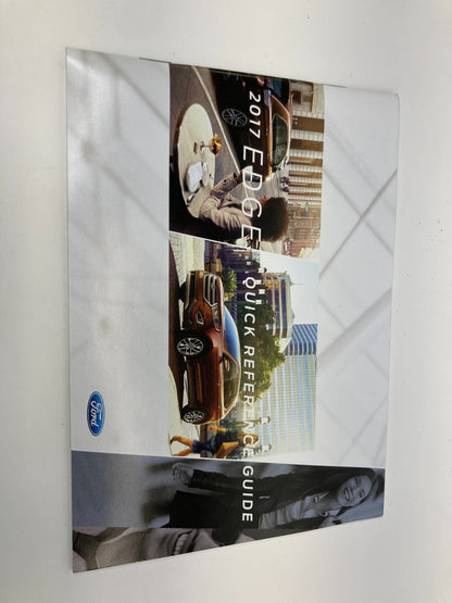 2017 Ford Edge Owners Owner's Guide Manual Warranty Information Book Set W/ Case