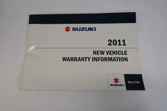 2011 SUZUKI KIZASHI OWNERS MANUAL WARRANTY MAINTENANCE INFORMATION SET W/ CASE