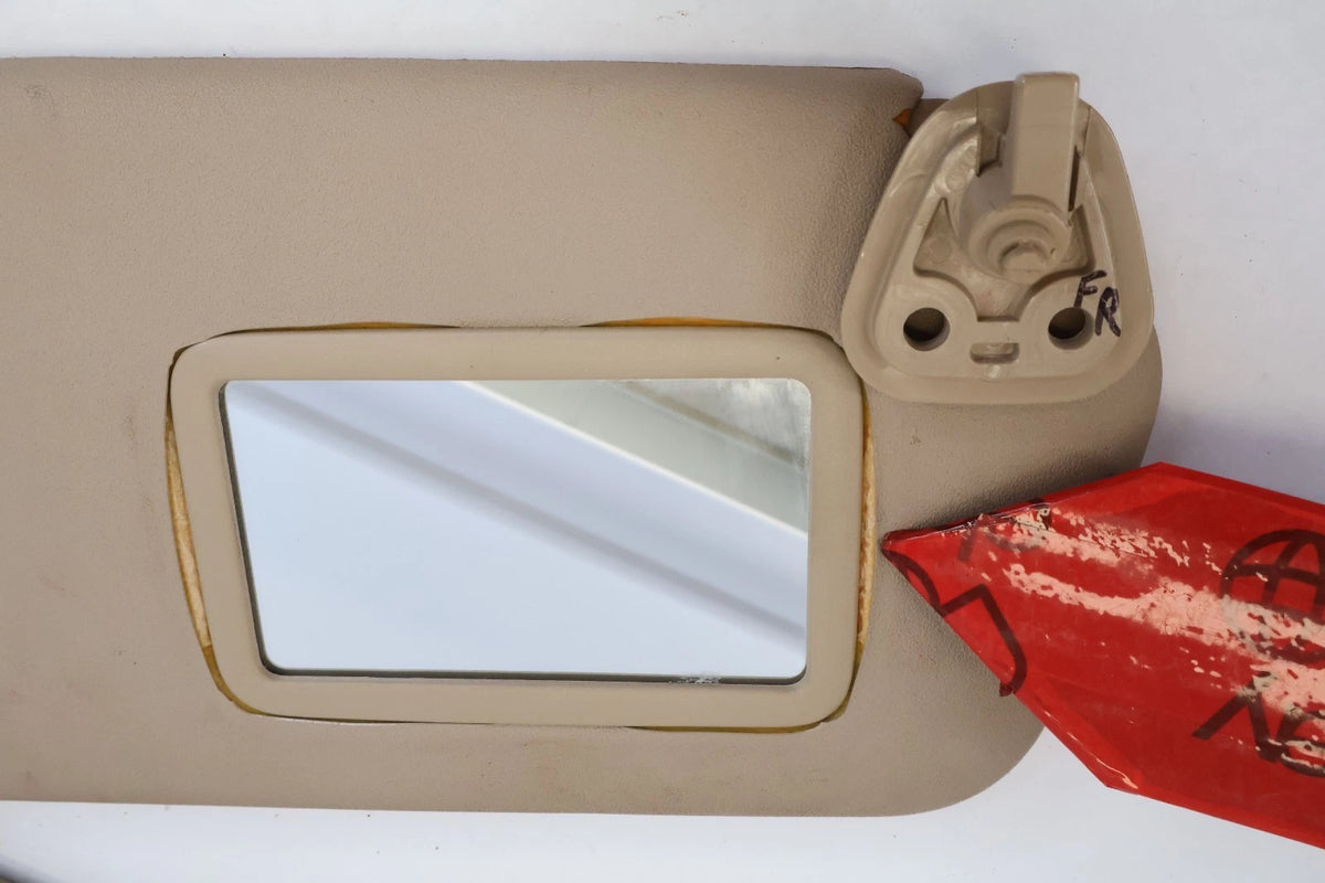 2006-2011 KIA RIO RIO5 SUN VISOR PAIR LEFT DRIVER RIGHT PASSENGER BEIGE OEM