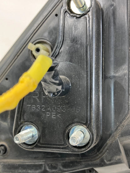 08-15 MITSUBISHI LANCER PASSENGER RIGHT DOOR MIRROR ASSEMBLY POWER 7632A093 OEM