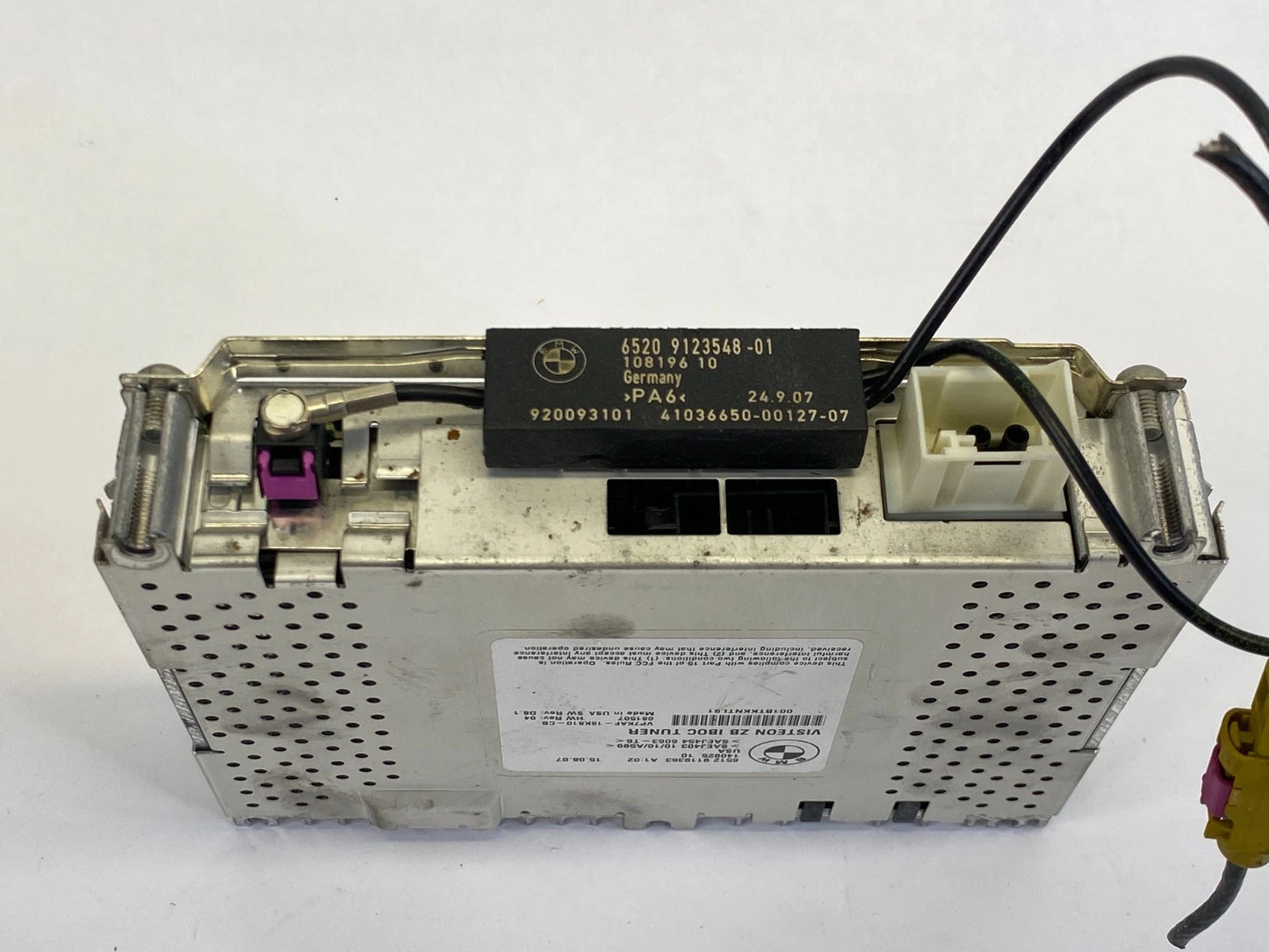 2008 BMW E60 535XI VISTEON HD RADIO TUNER RECEIVER MODULE OEM 65129119363