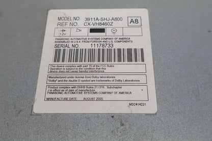 2005-2010 HONDA ODYSSEY ENTERTAINMENT DISC CD DVD PLAYER 3911A-SHJ-A800 OEM