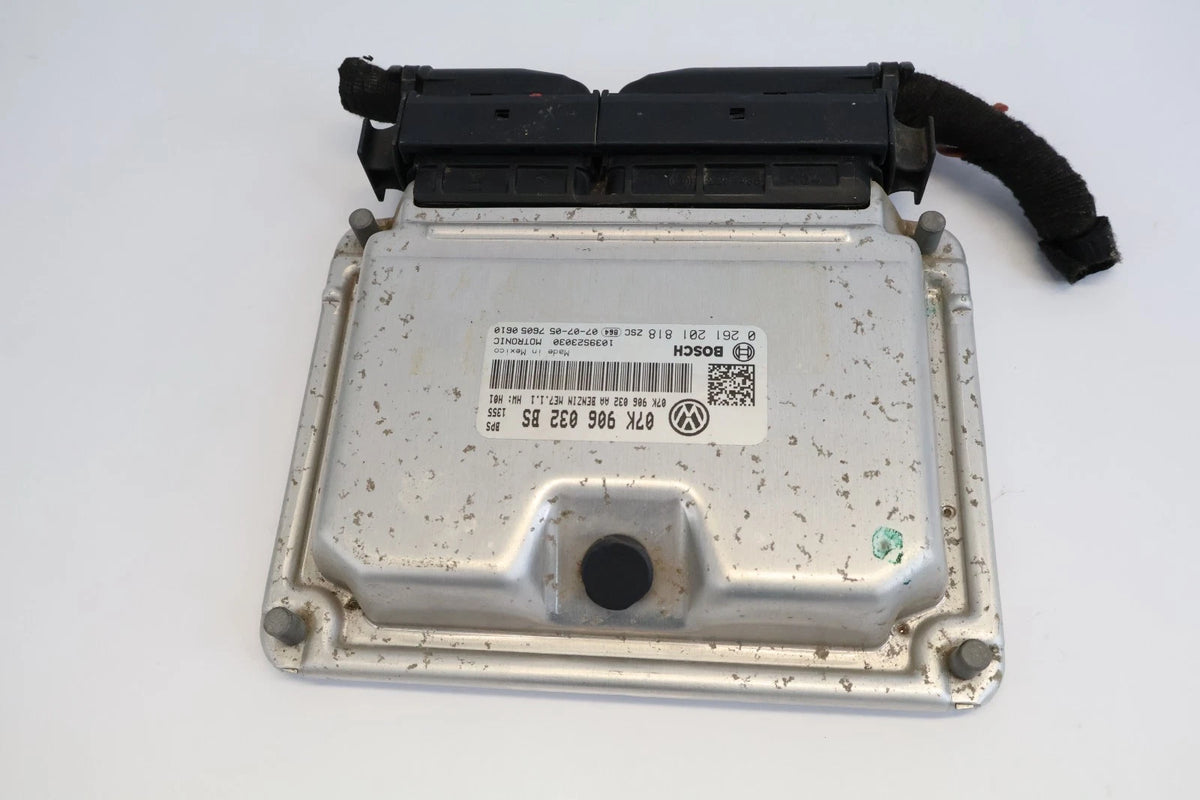 2008 VOLKSWAGEN BEETLE 2.5L AT ENGINE COMPUTER CONTROL MODULE ECM 07K-906-032-BS