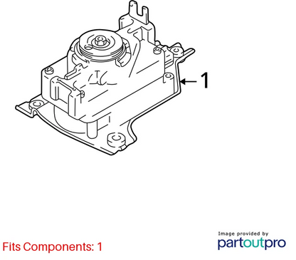 2003 2004 CHEVROLET TRACKER CRUISE CONTROL SERVO ACTUATOR 30028102 OEM