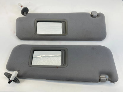 2004-2009 TOYOTA PRIUS DRIVER LH & PASSENGER RH SUN VISOR PAIR W/ MIRROR OEM