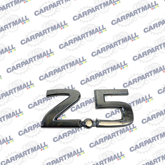 2007-2012 NISSAN ALTIMA SEDAN REAR DECK LID "2.5" NAMEPLATE EMBLEM BADGE LOGO