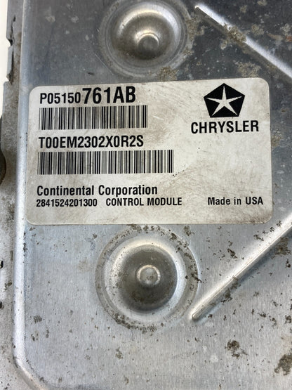 2013 Dodge Avenger 2.4L L4 AT Engine Control Module Unit ECU PCM P05150761AB OEM