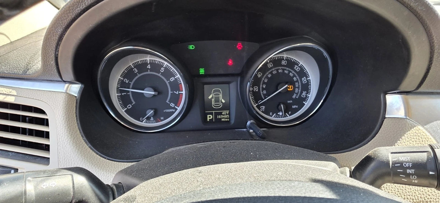 2010-2013 SUZUKI KIZASHI AWD CVT SPEEDOMETER CLUSTER 169K MILES 34100-57L2 OEM