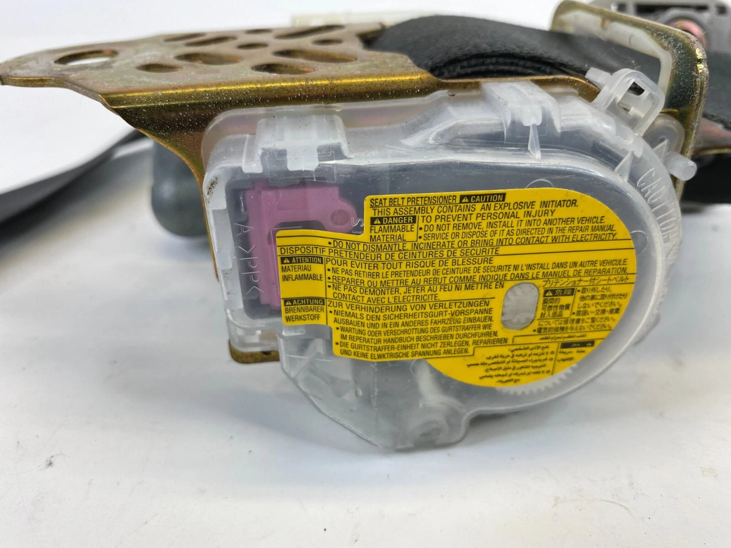 2001-2003 TOYOTA RAV4 FRONT RIGHT FR RH PASSENGER SIDE SEAT BELT RETRACTOR OEM