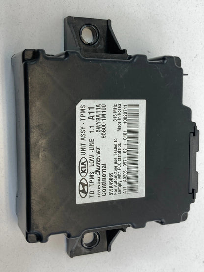 2010 KIA FORTE TIRE PRESSURE MONITOR CONTROL MODULE COMPUTER TPMS 95800-1M100