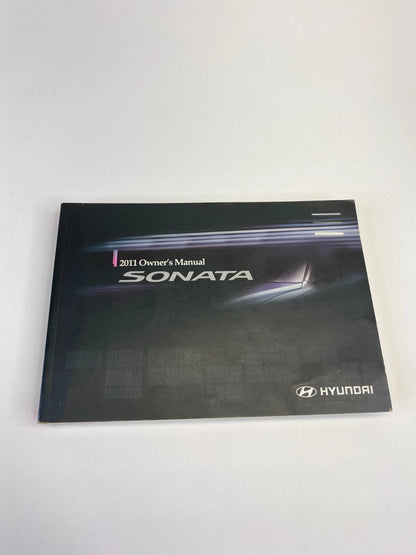 2011 HYUNDAI SONATA OWNERS OWNER´S MANUAL GUIDE WITH CASE OEM