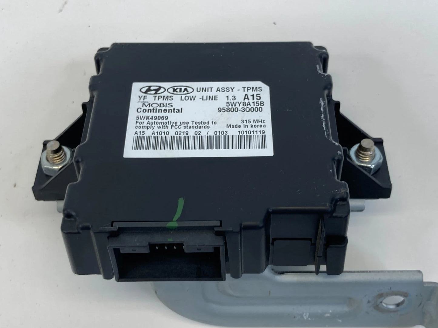 2011-2014 HYUNDAI SONATA TIRE PRESSURE SENSOR CONTROL MODULE BOX OEM 95800-3Q000