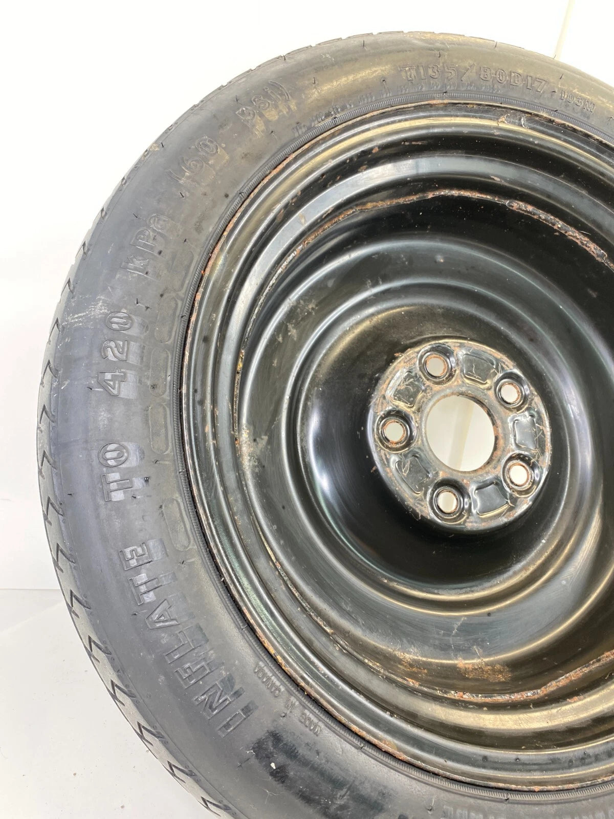 2005-2010 HONDA ODYSSEY EMERGENCY SPARE TIRE WHEEL COMPACT DONUT T135/80D17 R17