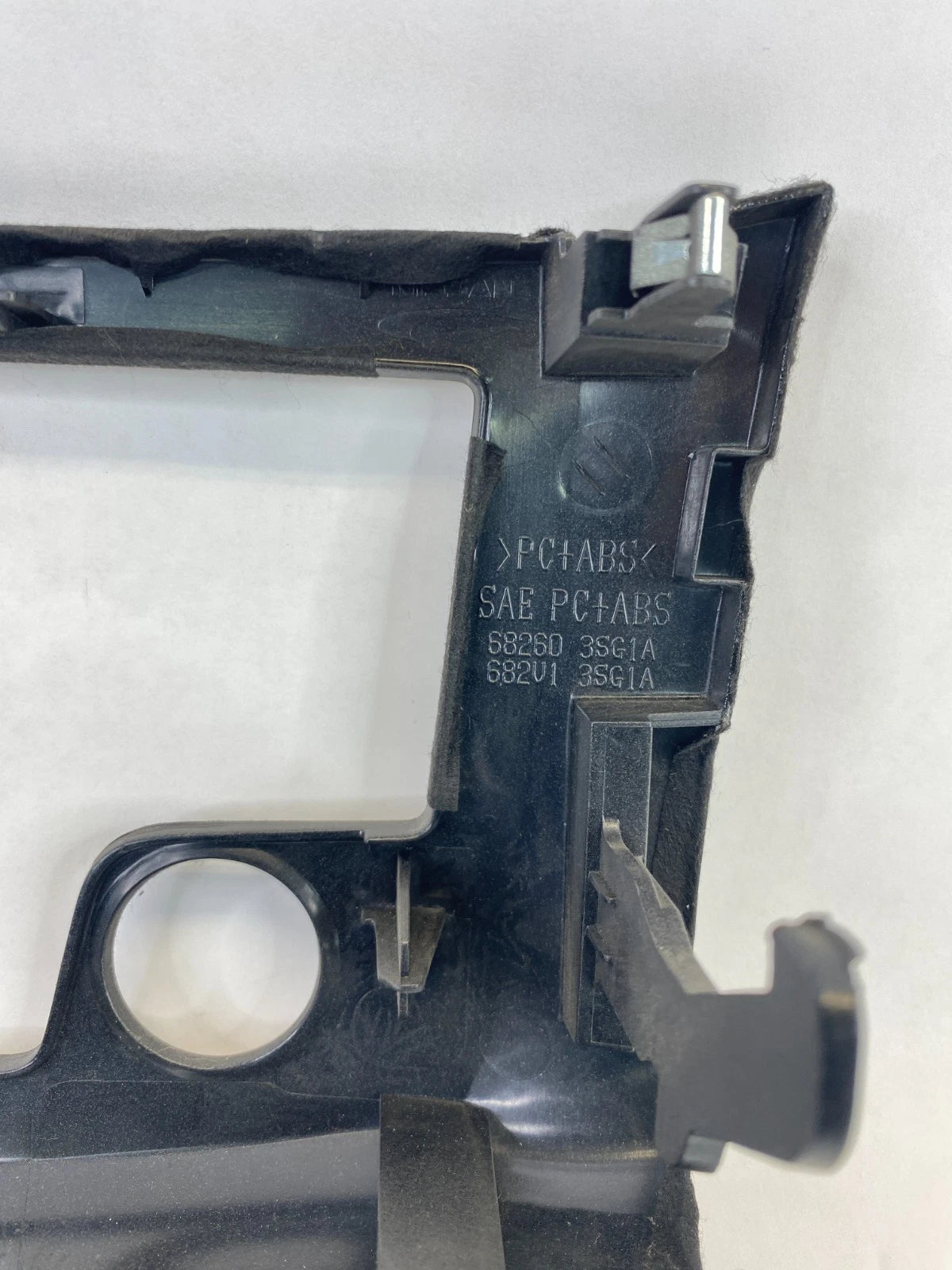 2013-2016 NISSAN SENTRA RADIO DASH BEZEL TRIM DISPLAY COVER GRAY OEM 68260-3SG1A