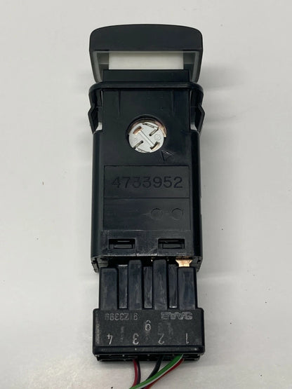 99 00 01 02 03 SAAB 9-3 93 REAR FOG LAMP LIGHT SWITCH BUTTON 4733952 OEM