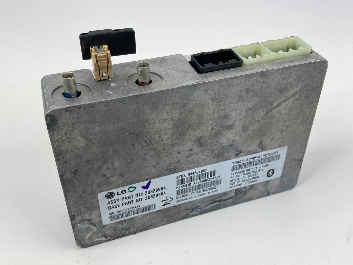 2010 BUICK ENCLAVE BLUETOOTH ONSTAR INTERFACE TELEMATIC MODULE UNIT 20829984 OEM