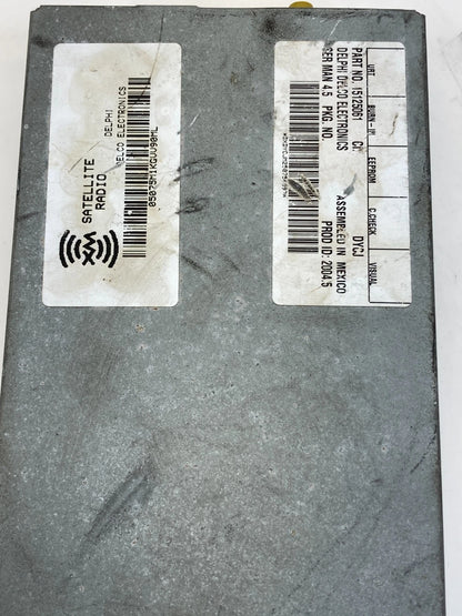2004 2005 CHEVROLET TRAILBLAZER XM SATELLITE RADIO RECEIVER MODULE 15125061 OEM