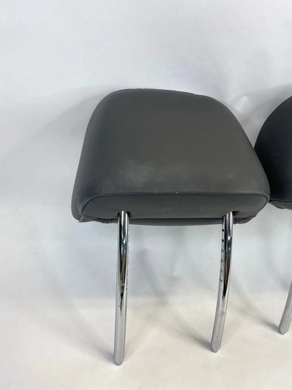 2008 BMW 335XI 07-09 335I COUPE FRONT LEFT & RIGHT SEAT HEADREST SET LEATHER OEM